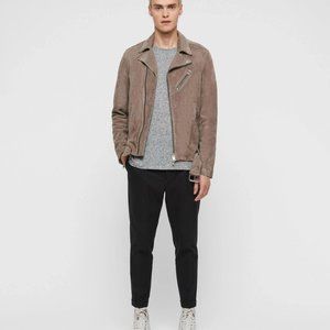 Allsaints Suede Leather Jacket